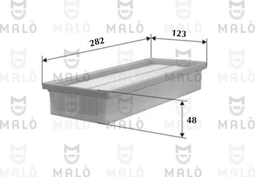 AKRON-MALÒ 1500004 - Filtre à air droxauto.com