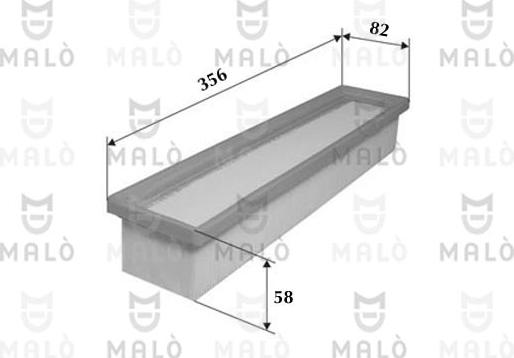 AKRON-MALÒ 1500018 - Filtre à air droxauto.com
