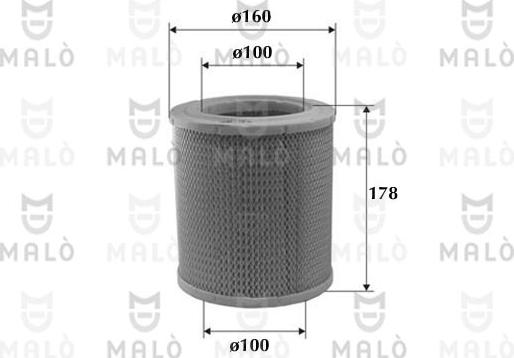 AKRON-MALÒ 1500088 - Filtre à air droxauto.com