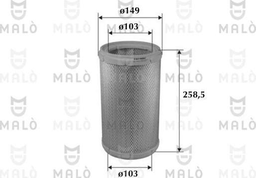 AKRON-MALÒ 1500034 - Filtre à air droxauto.com