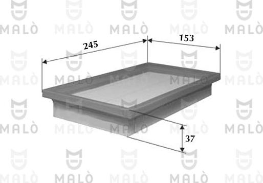 AKRON-MALÒ 1500035 - Filtre à air droxauto.com