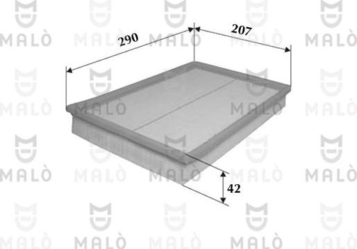 AKRON-MALÒ 1500038 - Filtre à air droxauto.com