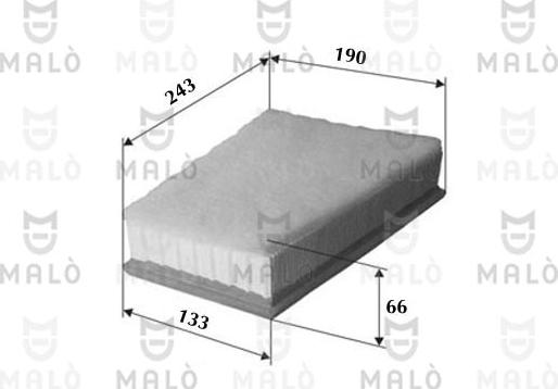 AKRON-MALÒ 1500032 - Filtre à air droxauto.com