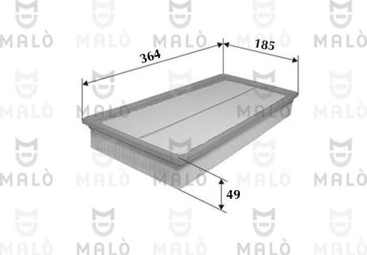 AKRON-MALÒ 1500021 - Filtre à air droxauto.com