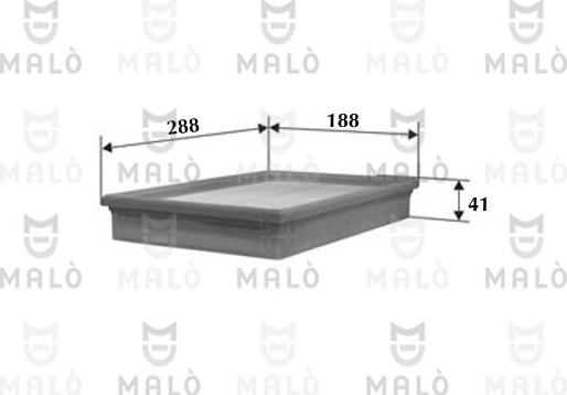 AKRON-MALÒ 1500076 - Filtre à air droxauto.com