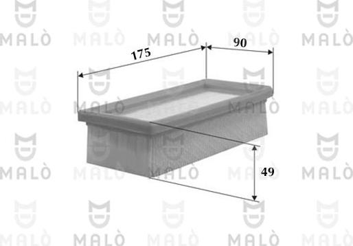 AKRON-MALÒ 1500071 - Filtre à air droxauto.com