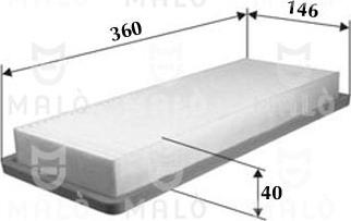 AKRON-MALÒ 1500195 - Filtre à air droxauto.com