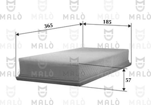 AKRON-MALÒ 1500144 - Filtre à air droxauto.com