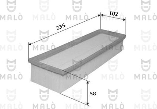 AKRON-MALÒ 1500143 - Filtre à air droxauto.com