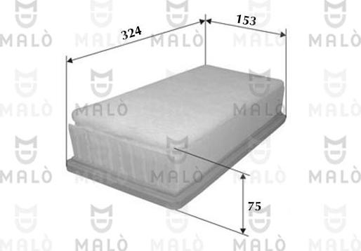 AKRON-MALÒ 1500157 - Filtre à air droxauto.com