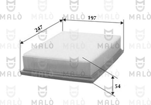 AKRON-MALÒ 1500161 - Filtre à air droxauto.com