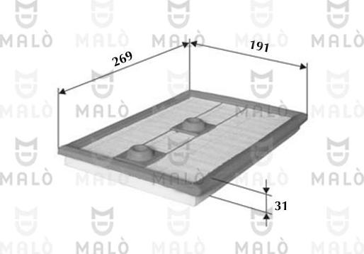 AKRON-MALÒ 1500162 - Filtre à air droxauto.com