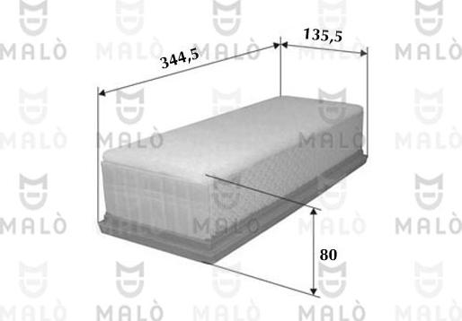 AKRON-MALÒ 1500102 - Filtre à air droxauto.com