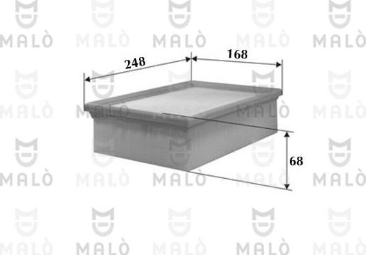 AKRON-MALÒ 1500113 - Filtre à air droxauto.com