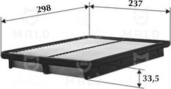 AKRON-MALÒ 1500185 - Filtre à air droxauto.com