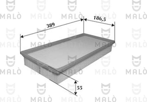 AKRON-MALÒ 1500124 - Filtre à air droxauto.com