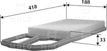 AKRON-MALÒ 1500394 - Filtre à air droxauto.com