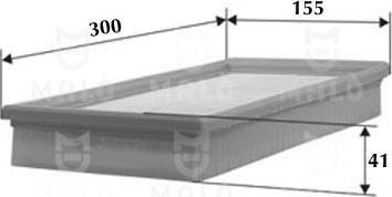 AKRON-MALÒ 1500396 - Filtre à air droxauto.com