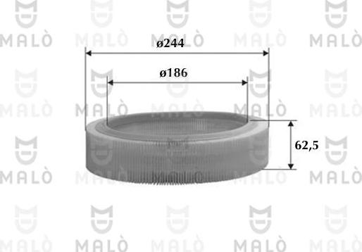 AKRON-MALÒ 1500345 - Filtre à air droxauto.com