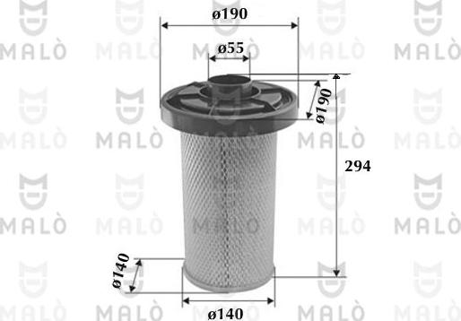 AKRON-MALÒ 1500316 - Filtre à air droxauto.com