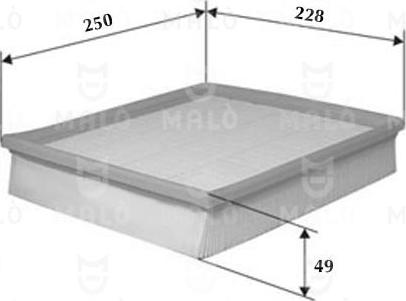 AKRON-MALÒ 1500389 - Filtre à air droxauto.com