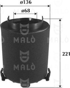 AKRON-MALÒ 1500373 - Filtre à air droxauto.com