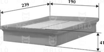 AKRON-MALÒ 1500249 - Filtre à air droxauto.com