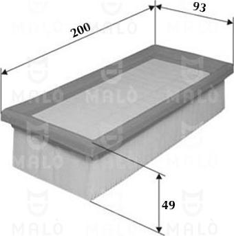 AKRON-MALÒ 1500204 - Filtre à air droxauto.com