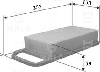 AKRON-MALÒ 1500289 - Filtre à air droxauto.com