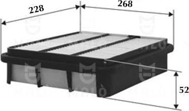 AKRON-MALÒ 1500220 - Filtre à air droxauto.com