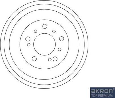 AKRON-MALÒ 1120096 - Tambour de frein droxauto.com