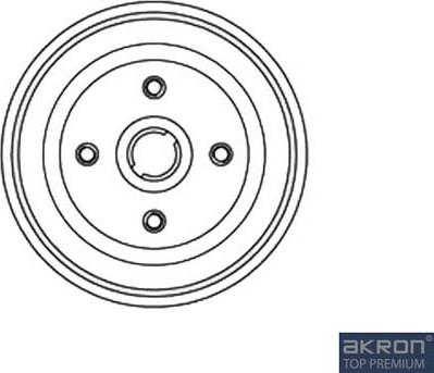 AKRON-MALÒ 1120046 - Tambour de frein droxauto.com