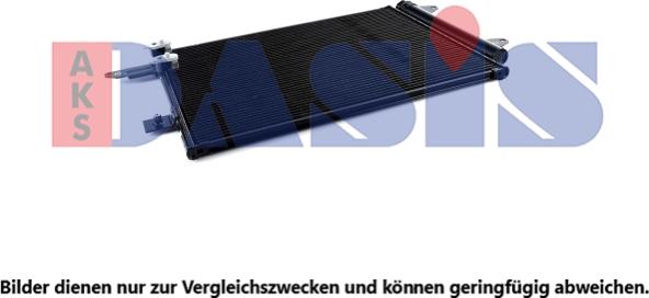 AKS Dasis 482026N - Condensateur, climatisation droxauto.com