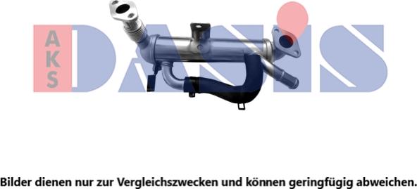 AKS Dasis 565020N - Radiateur, réaspiration des gaz d'échappement droxauto.com