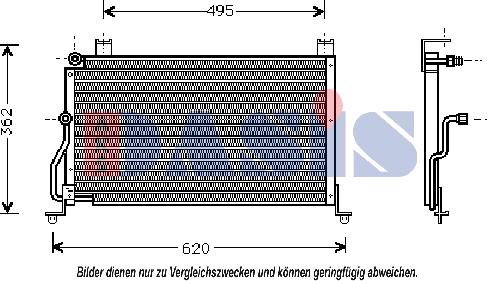 AKS Dasis 562090N - Condensateur, climatisation droxauto.com