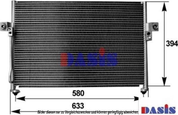 AKS Dasis 562180N - Condensateur, climatisation droxauto.com