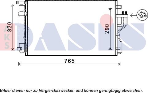 AKS Dasis 512065N - Condensateur, climatisation droxauto.com