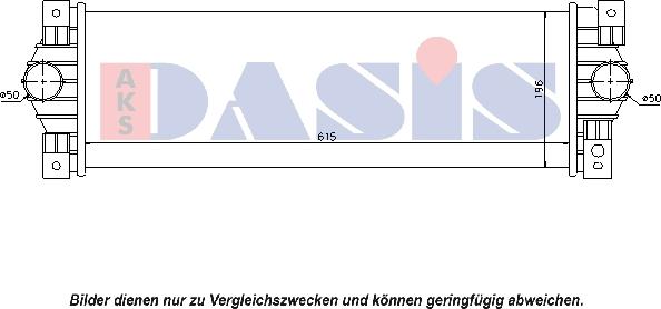AKS Dasis 517001N - Intercooler, échangeur droxauto.com