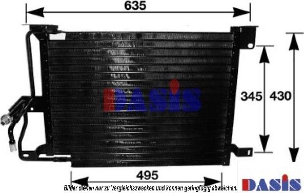 AKS Dasis 522630N - Condensateur, climatisation droxauto.com