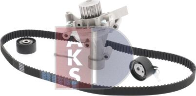 AKS Dasis 570301N - Pompe à eau + kit de courroie de distribution droxauto.com