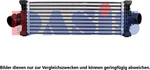 AKS Dasis 097044N - Intercooler, échangeur droxauto.com