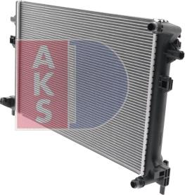 AKS Dasis 040091N - Radiateur basse température, intercooler droxauto.com