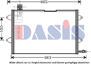 AKS Dasis 042100N - Condensateur, climatisation droxauto.com
