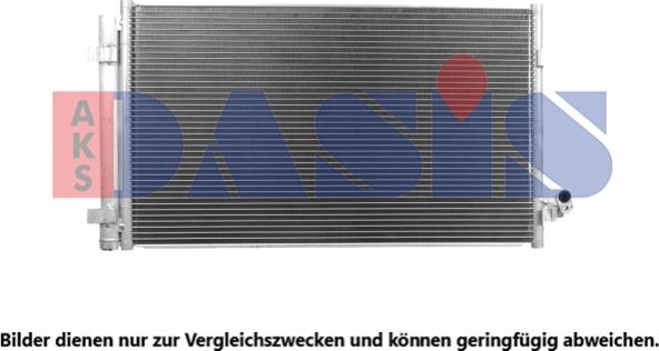 AKS Dasis 052036N - Condensateur, climatisation droxauto.com