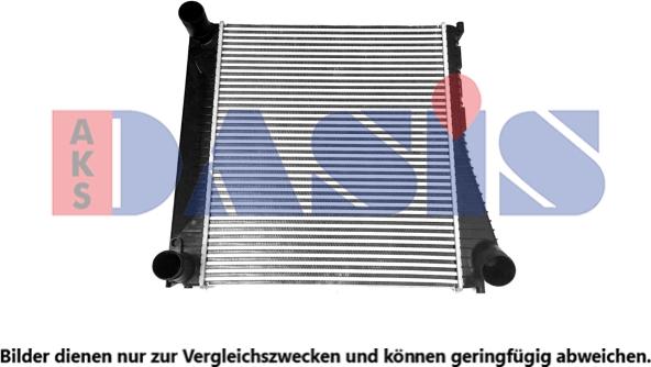 AKS Dasis 027016N - Intercooler, échangeur droxauto.com