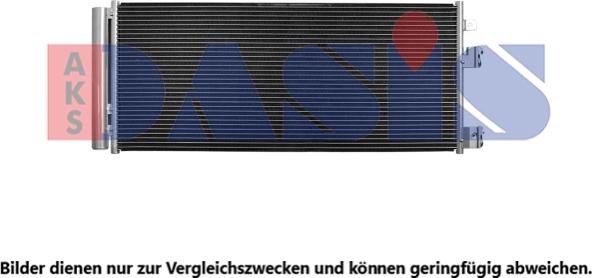 AKS Dasis 152055N - Condensateur, climatisation droxauto.com