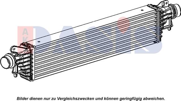 AKS Dasis 157047N - Intercooler, échangeur droxauto.com
