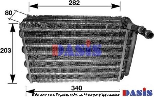 AKS Dasis 162260N - Évaporateur climatisation droxauto.com