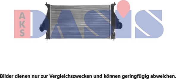 AKS Dasis 167004N - Intercooler, échangeur droxauto.com