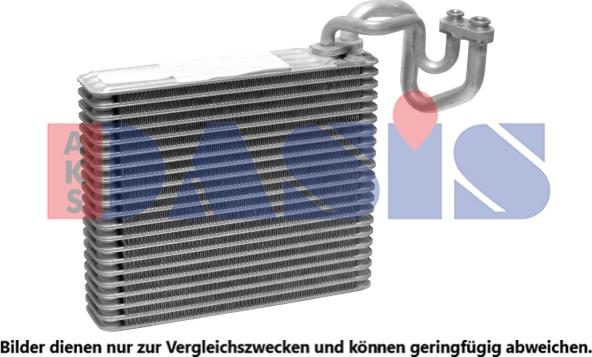 AKS Dasis 102057N - Évaporateur climatisation droxauto.com